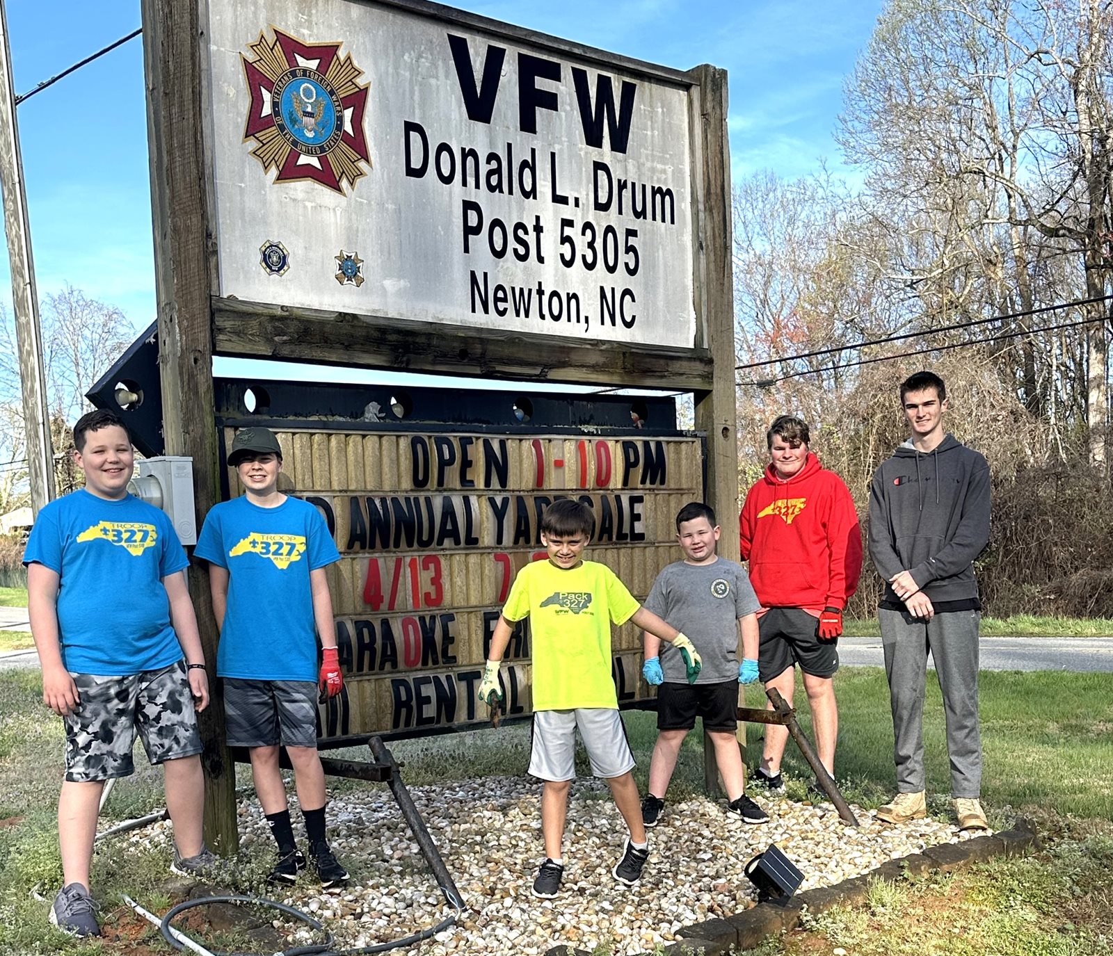 VFW Post Cleanup Day