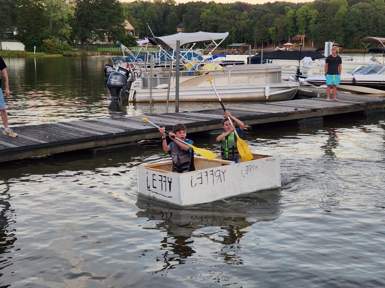 Patrol-made Boat Racing